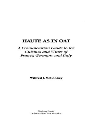 cover image of Haute as in Oat